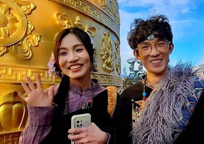 Shangri-la couple souriant
